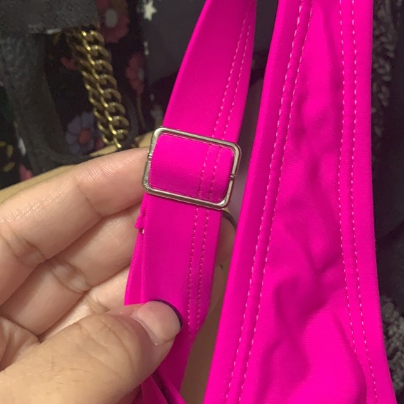 Plus Neon Pink One Piece Swimsuit - Picture 3 of 10